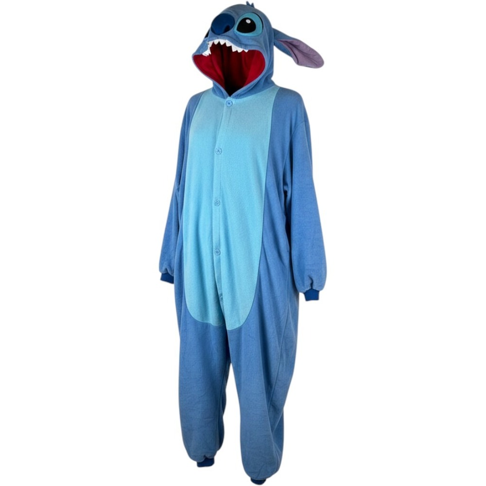 Disney Lilo and Stitch Blue Fleece Character Costume Loungewear Adult Small
